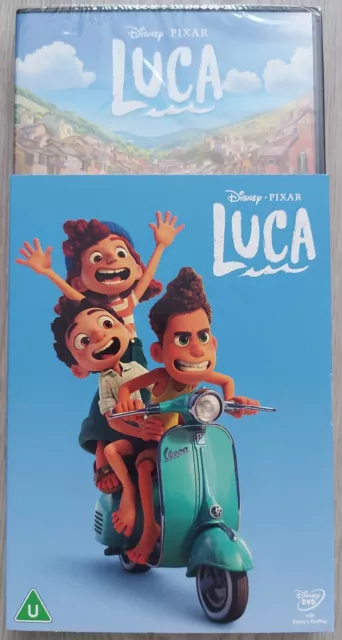 Disney Luca DVD & RARE O-Ring Slipcase Sleeve New Sealed - FAST DISPATCH