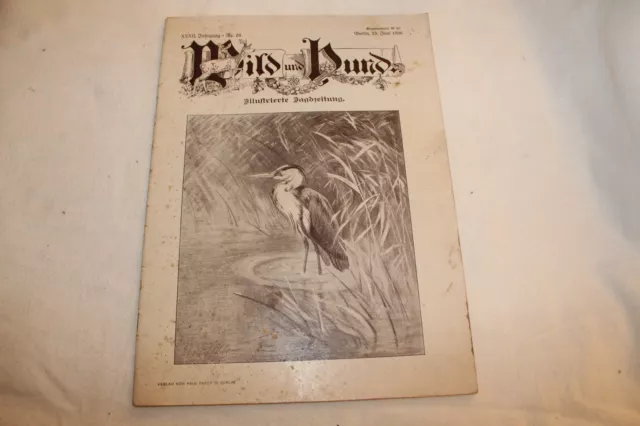 WILD UND HUND 1926-HEFT Nr-26