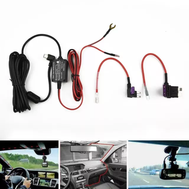 Au Rapide Voiture Rigide Câble Kit DVR Boite for Enregistrement Panneau Cam GPS