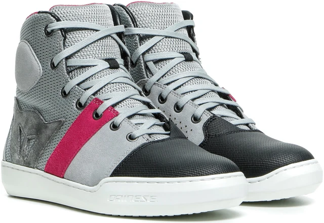 Dainese York Air Damenschuhe - hellgrau/Koralle - Neu! Schneller Versand!