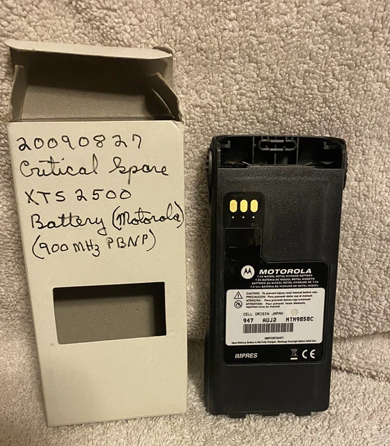 NEW OEM MOTOROLA Li-Ion 2100 mA Impres BATTERY XTS1500 XTS2500 NTN9858C