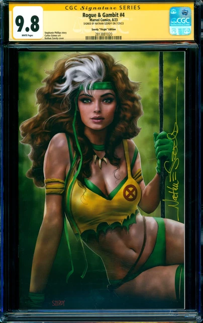 Rogue & Gambit #4 SAVAGE LAND VIRGIN VARIANT CGC SS 9.8 signed Nathan Szerdy
