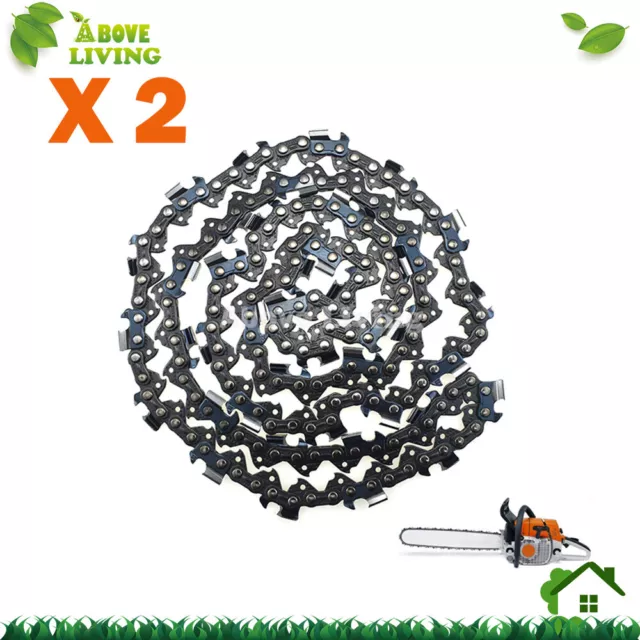 2Pcs Chainsaw Chains 22" 86DL 325 .058 For Baumr-AG SX75 MTM 72SX 62SX