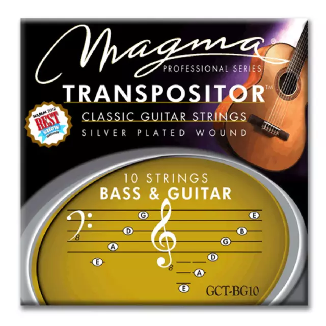 Magma Classical Guitar Strings TRANSPOSITOR BASS & GUITAR - Silver Plated Copper