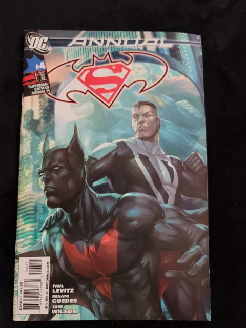BATMAN SUPERMAN ANNUAL #4 (1st APP TERRY McGINNIS) Batman Beyond DC 2010 VF/NM