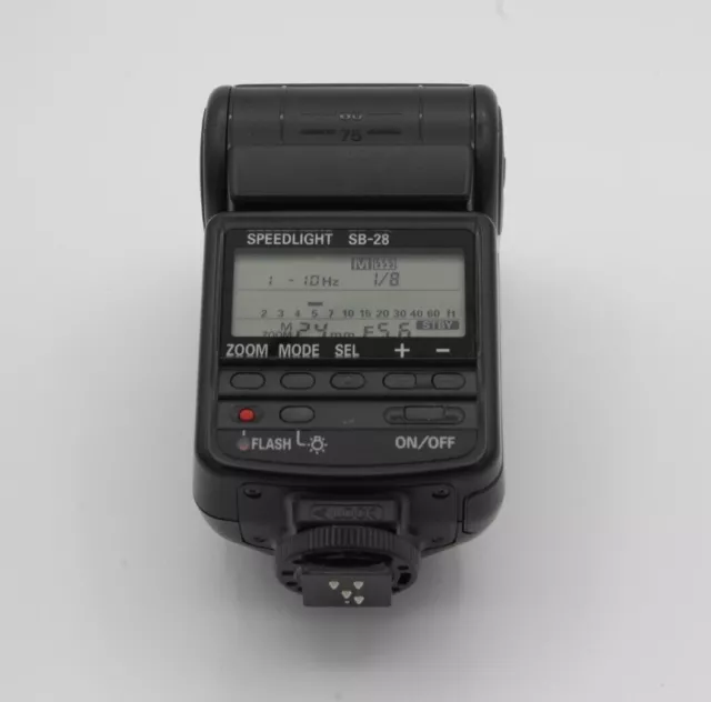 Nikon SB-28 Speedlight Shoe Mount Flash SB28 NEAR MINT! Stamped #2103112