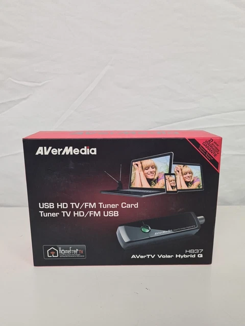 AVERMEDIA AVER VOLAR Hybrid Q H837 USB HD TV/FM Tuner Card *B GRADE