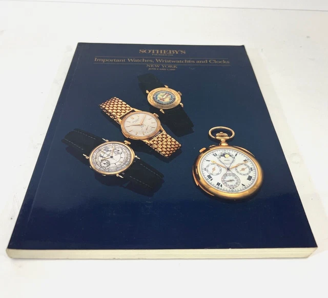 SOTHEBY'S Important Watches Wristwatches & Clocks NY Jun 6/7 1990