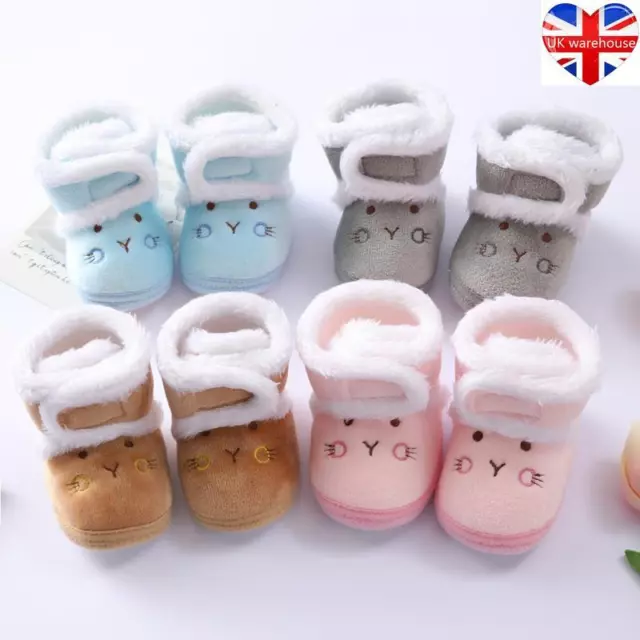 Infant Baby Girl Boys Toddler Slippers Socks Shoes Boots Winter Warm socks