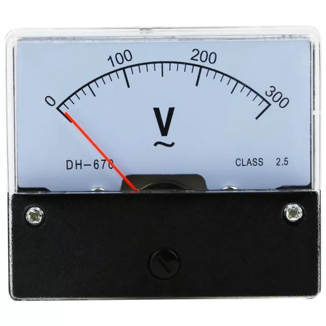 7X(Rectangle Ac 0-300V Anzeige Analog Voltage Panel Meter Voltmeter Dh670 M9T3)