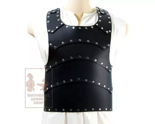 Leather Breastplate Medieval  Armor Body Cuirass larp Halloween Costume Armor