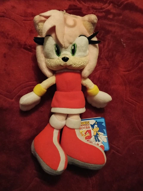 PELUCHE POUPÉE SANEI Buchi SEGA Amy Rose Emy SONIC THE HEDGEHOG ALL