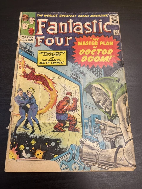 MARVEL FANTASTIC FOUR #23 DOCTOR DOOM Jack Kirby, Stan Lee