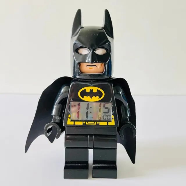 LEGO DC COMICS Super Heroes Batman Jumbo Figure Digital Alarm Clock Night Light