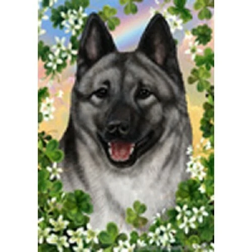 Clover Garden Flag - Norwegian Elkhound 314031