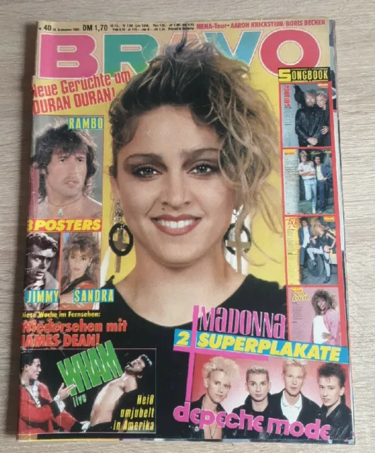 Bravo 40/1985 - Sandra - Duran Duran - Sylvester Stallone - C.C.Catch - Dio