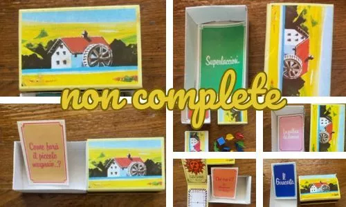 Sorpresine Mulino Bianco vintage anni 80 scatoline  non complete -scegli la tua!