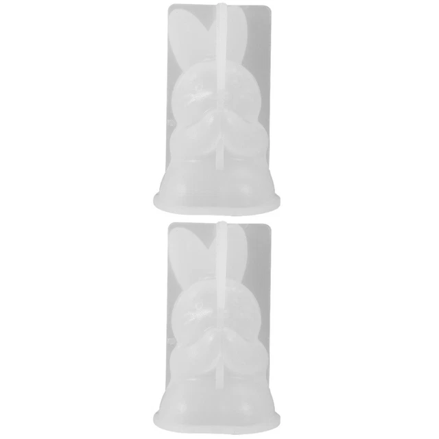 Set 2 Weiß Kieselgel Silikonform Gießformen Aus Harz Seife Machen