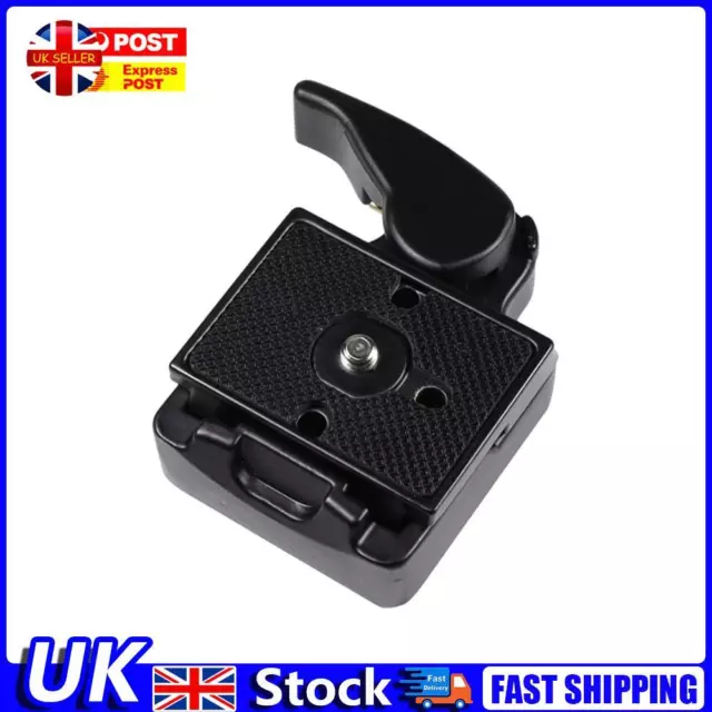 323 Quick Release Plate Clamp Adapter for Manfrotto 200PL-14 Camera Tripod UK