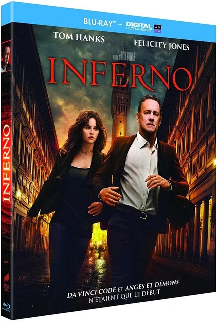 Inferno (Blu-ray) Tom Hanks Felicity Jones Omar Sy Irrfan Khan