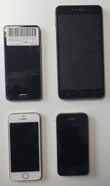 Restposten 4 Handys Samsung und iPhone Ersatz und Reparatur