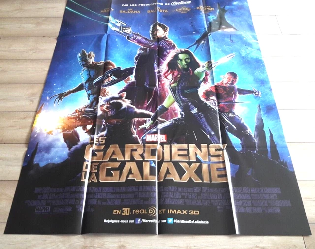 AFFICHE DE CINEMA LES GARDIENS DE LA GALAXIE original 120X160 EUR 19,99