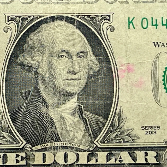 K STAR NOTE One Dollar Bill K04494204* Dallas Pack Note Print Run 2 £3.