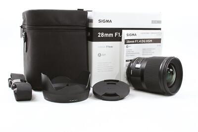 [MINT] Sigma 28mm f/1.4 DG HSM ART 019 Lens For Nikon F Mount