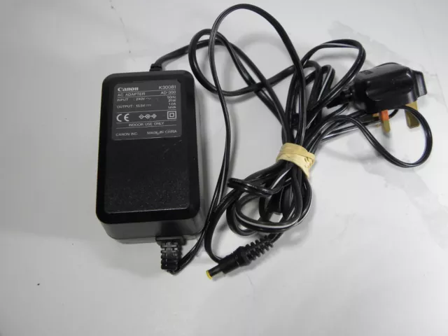 GENUINE CANON K30081 AC ADAPTER AD-300 PRINTER POWER SUPPLY 240V 50Hz #226