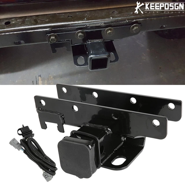2 INCH REAR Bumper Tow Trailer Hitch Receiver Kit for 20072018 Jeep