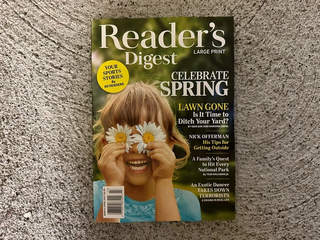 READER’S DIGEST MAGAZINE Large Print March April 2023 Issue Celebrate Spring $4.90 - PicClick