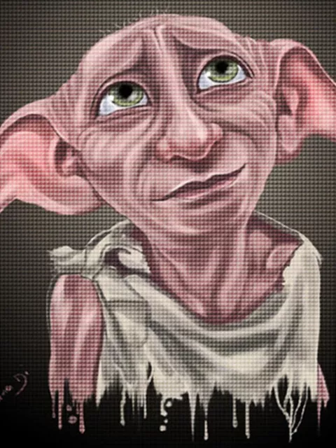 5D Full Diamond Painting Kits loyal Dobby Mosaic Handicrafts DIY Decor Gift UK