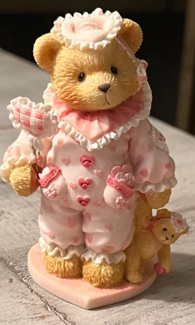 Cherished Teddies "Won't You Be My Sweetheart?" 1995 Figurine 156477 Enesco D3