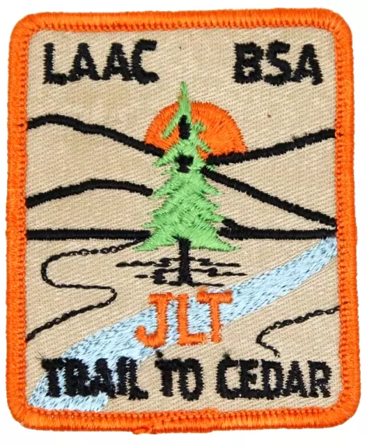 MINT Vintage Trail to Cedar Los Angeles Area Council Patch California CA Scouts