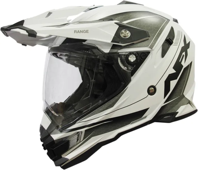 FX-41DS Range Full Face Dual-Sport Helmet Matte White Small AFX 0140-0076