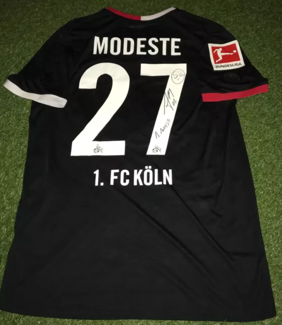 1. FC Köln Matchworn Away Trikot Anthony Modeste Bundesliga BVB Spielertrikot