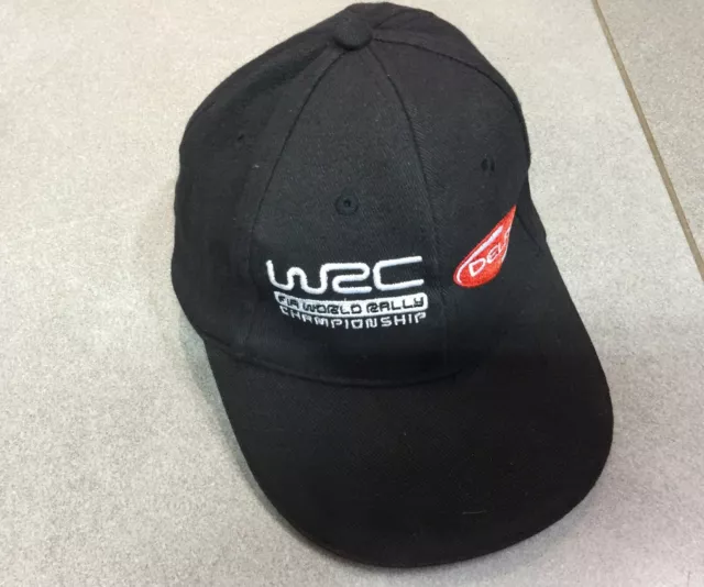 Casquette Cap Reglagle Officielle Noire Wrc Fia World Rally Championship Delphi