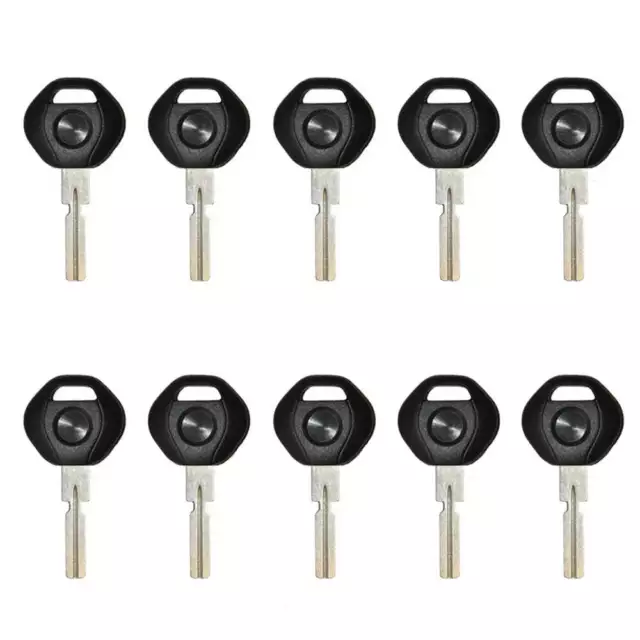 Uncut Chipped Transponder Key Replacement for BMW ID44 Chip 4 Track (10 Pack)