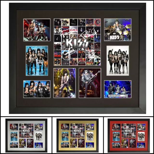 Kiss Signed Framed Memorabilia Limited Edition