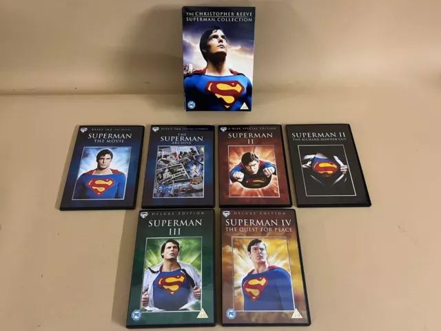 The Christopher Reeve Superman Collection [DVD] - OPENED NEVER USED Fast Free PP