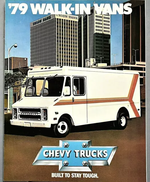 1979 Chevrolet Step Vans Truck Sales Brochure Catalog ~ 6 Pages