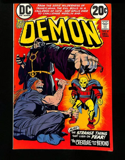 Demon #4 Creature from the Beyond! Jack Kirby Cover Art! DC Comics 1972