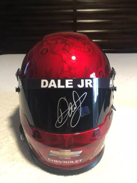 Dale Earnhardt Jr. Signed Full Size Axalta Nascar Replica Helmet Pristine COA