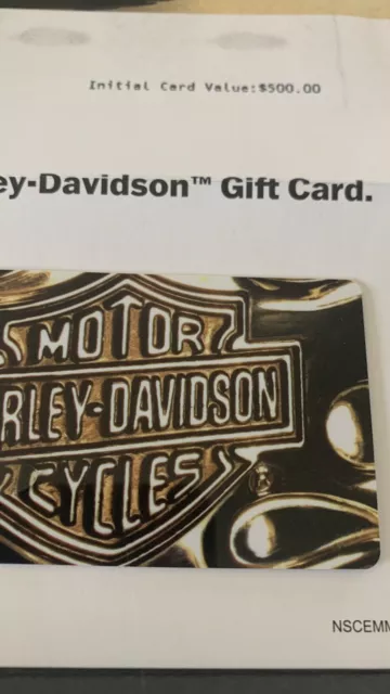 Harley Davidson Gift Card 500$
