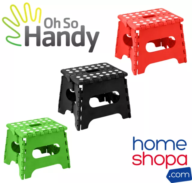 Mini Folding Stool Multi Purpose Step Anti Slip Grip Home Easy Storage Carry NEW