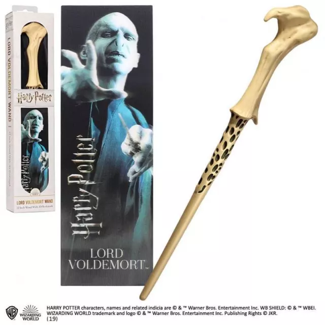 Harry Potter - Baguette Lord Voldemort avec Signet 3D Lenticulaire - 30cm Nob