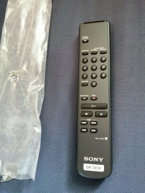 SONY DAT DECK Rm-d757 remote control telecomando per pcm
