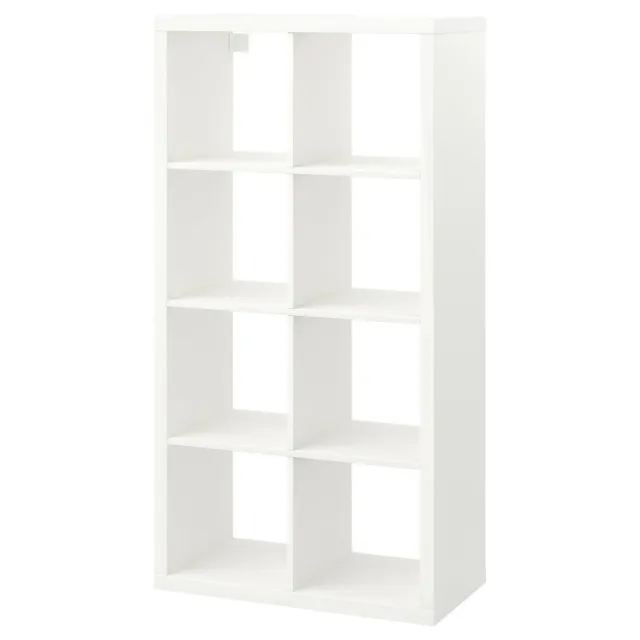 IKEA KALLAX ESTANTERÍA blanca (77x39x147 cm) 8 estantes EUR 184,00 -  PicClick ES