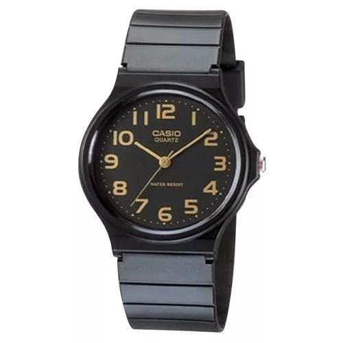 Casio MQ24-1B2,   Men's Black Resin Watch, Analog, Water Resistant, 34MM Case