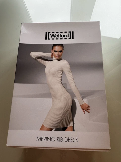 WOLFORD MERINO RIB Dress. Medium. Colour Festival. Rare. RRP 590 363.70 -  PicClick UK